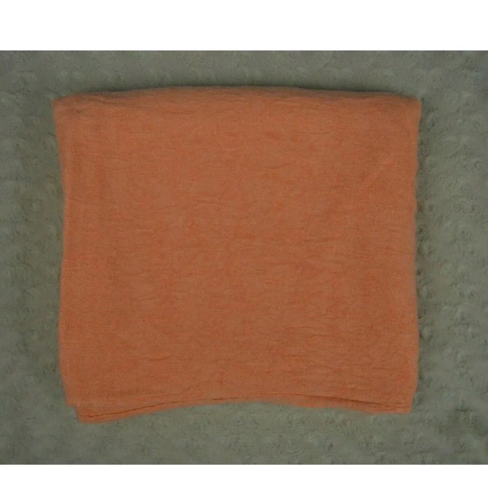 Tula Orange Bouquet Petal Baby Swaddle Blanket Floral Flower Viscose Bamboo